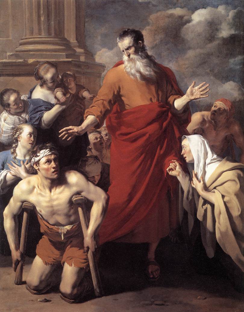 Karel Dujardin, Paulus geneest in Lystra een kreupele man, Rijksmuseum Amsterdam