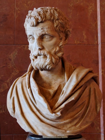 Herodes Atticus, Louvre Parijs - foto: Marie-Lan Nguyen/Wikimedia Commons <http://commons.wikimedia.org/wiki/File:Herodes_Atticus_Louvre_Ma1164.jpg>