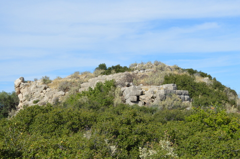 Teichi�, the south-western bastion from outside the wall - Photo: Jaap-Jan Flinterman, September 2023