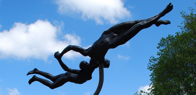 Het monument voor de Nederlanders in de Internationale Brigades van Eddy Roos - foto: Kevin Gessner (CC BY 2.0), <http://www.flickr.com/photos/kevingessner/3563321671/>