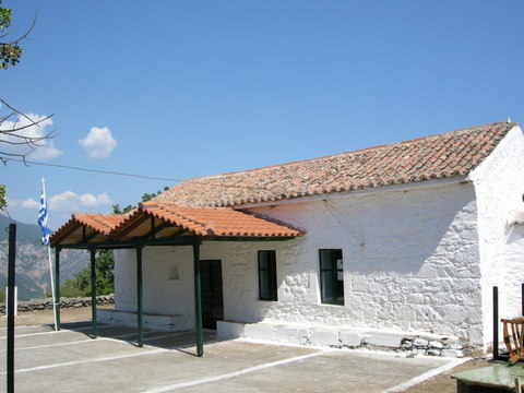 The chapel on the Prof�tis I�las Melanon - Photo: Jaap-Jan Flinterman, summer 2010