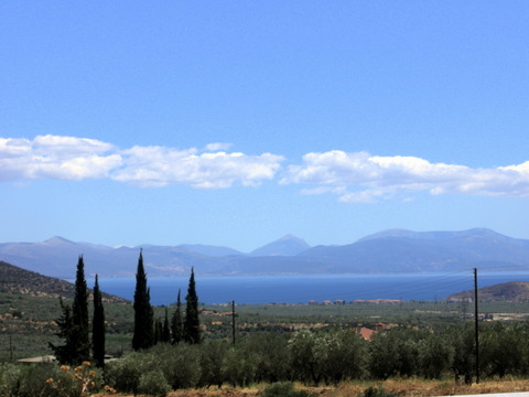 View from Herodes' villa - Photo: Jaap-Jan Flinterman, summer 2008