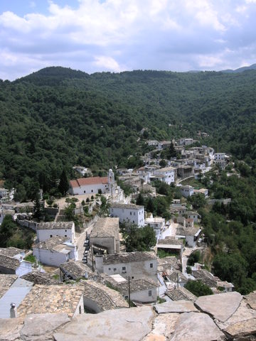 Kast�nitsa, view from the Tower of Kapsamb�lis - Photo: Jaap-Jan Flinterman, summer 2011