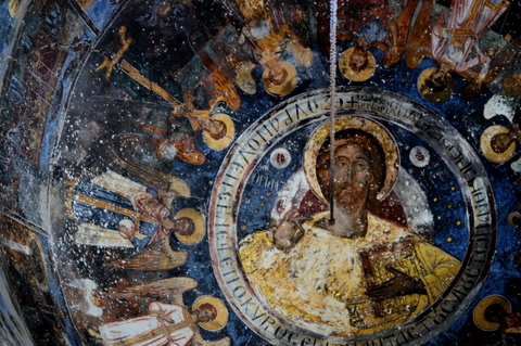 Prast�s, �yios Dim�trios, Christ�s Pandokr�tor - Photo: Jaap-Jan Flinterman, summer 2015